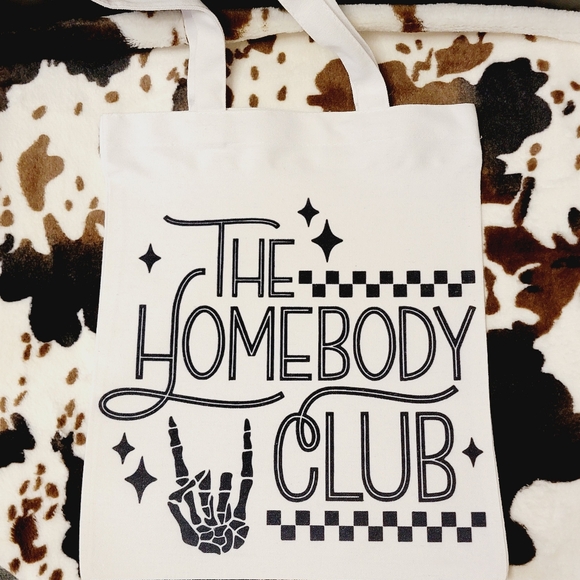 The Homebody Club Canvas Tote Bag - Picture 6 of 8